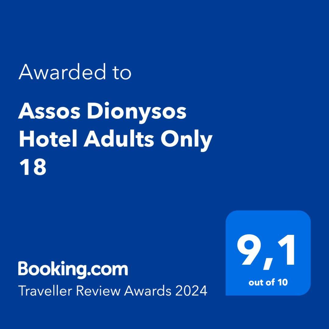 Assos Dionysos Special Class Hotel Adults Only 12 Years Eksteriør bilde